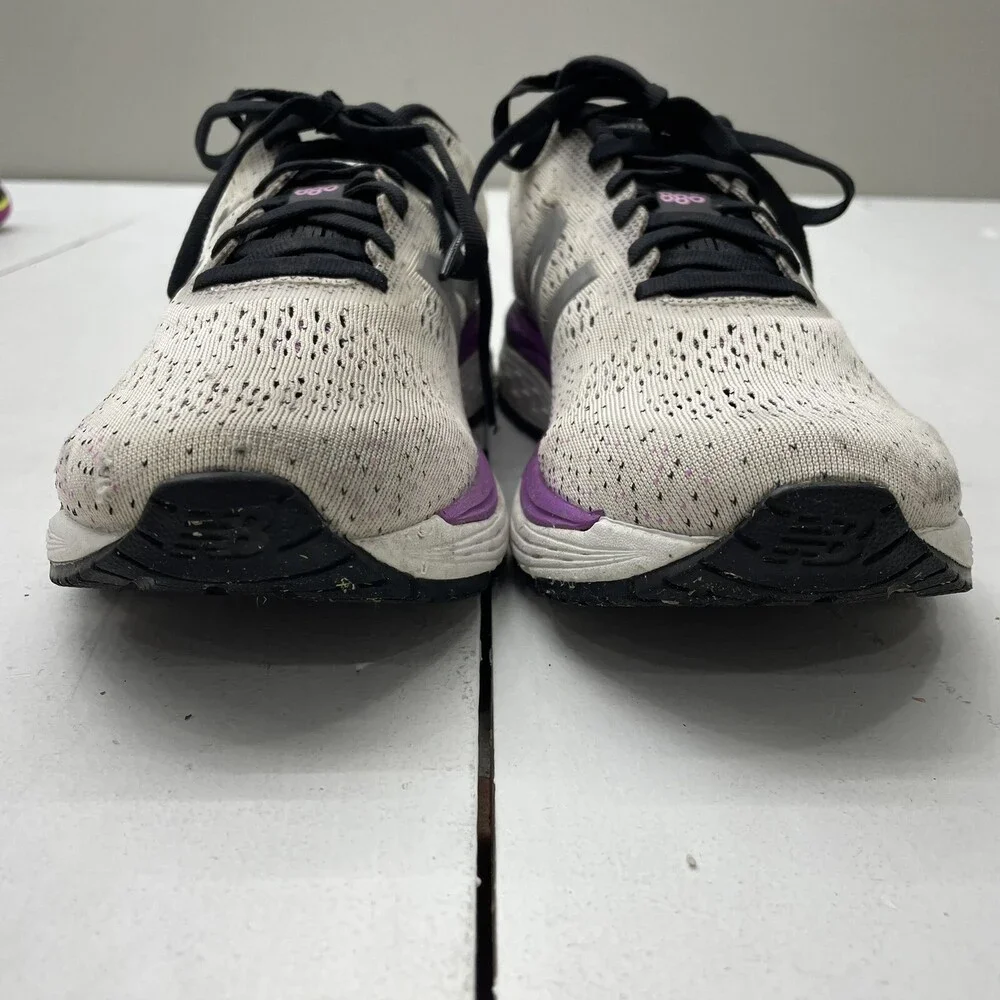 New Balance White Purple 880 V9 Running Shoes Sneakers W880WT9 Women Size 9